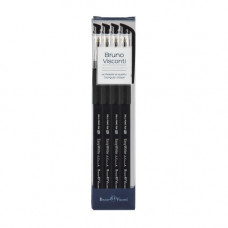 НАБОР ШАРИКОВЫХ РУЧЕК BV "EASY WRITE.BLACK" 4ШТ/У ЧЕРНАЯ