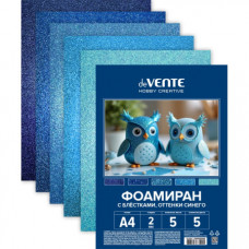 НАБОР ЦВЕТНОГО ФОАМИРАНА А4 5 ЦВЕТОВ 5 ЛИСТОВ "deVENTE. HOBBY CREATIVE" 2,0ММ С БЛЁСТКАМИ