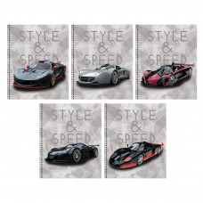 ТЕТРАДЬ 80 ЛИСТОВ КЛЕТКА "STYLE AND SPEED"