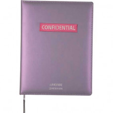 ДНЕВНИК УНИВЕРСАЛЬНЫЙ "CONFIDENTIAL" С ОБЛОЖКОЙ ИЗ ИСКУСТВЕННОЙ КОЖИ 