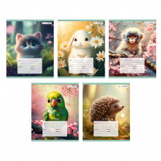 ТЕТРАДЬ 12Л КЛЕТКА "ЗВЕРУШКИ"