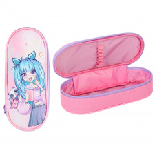ПЕНАЛ- КОСМЕТИЧКА "ANIME GIRL" 21*9*5 СМ