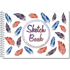СКЕТЧБУК НА ГРЕБНЕ А6 60Л 100Г/М2 "SKETCHBOOK MINI" ОФСЕТНАЯ БУМАГА 