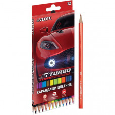 КАРАНДАШИ ЦВЕТНЫЕ "TURBO" 12 ЦВ КАРАНДАШИ ЦВЕТНЫЕ "TURBO" 12 ЦВ