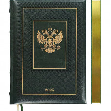 ЕЖЕДНЕВНИК A5 2025 deVENTE 168Л SYMBOL ЗЕЛЕНЫЙ
