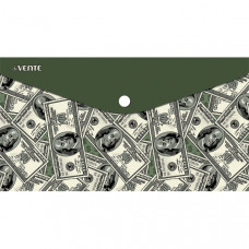 ПАПКА НА КНОПКЕ ЦВ А5 150МКМ TRAVEL-SIZE "DOLLARS" 