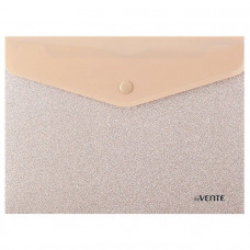 ПАПКА НА КНОПКЕ ЦВ А5 350МКМ GLITTER SHINE РОЗОВАЯ
