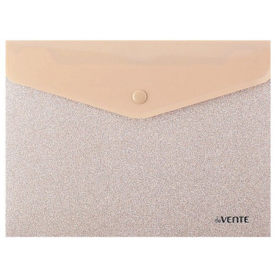 ПАПКА НА КНОПКЕ ЦВ А5 350МКМ GLITTER SHINE РОЗОВАЯ