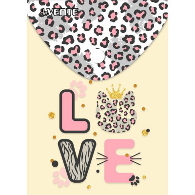 ПАПКА НА КНОПКЕ ЦВ А6- "LOVE"
