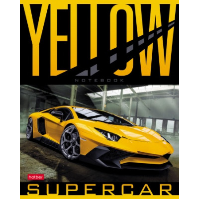 ТЕТРАДЬ 48Л КЛЕТКА "YELLOWSUPERCAR"