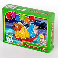 КУБИКИ 12ШТ ТЦ ВИННИ-ПУХ КУБИКИ 12ШТ ТЦ ВИННИ-ПУХ