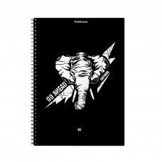 ТЕТРАДЬ 80 Л КЛЕТКА А4 "GO АHEAD, BLACK AND WHITE" С ПЛАСТИКОВОЙ ОБЛОЖКОЙ