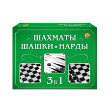 ИГРА "ШАХМАТЫ, ШАШКИ, НАРДЫ" В МИНИ-КОРОБКЕ