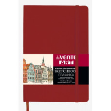 ЗАПИСНАЯ КН СКЕТЧБУК  А5 80Л 140Г/М2 "ГРАФИКА" КРАСНЫЙ