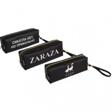ПЕНАЛ МЯГКИЙ ОБЪЕМНЫЙ "ZARAZA" 21*8*5СМ ПЕНАЛ МЯГКИЙ ОБЪЕМНЫЙ "ZARAZA" 21*8*5СМ