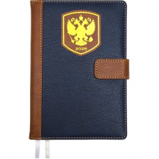 ЕЖЕДНЕВНИК A5 2026 176Л "BLAZON" СИНИЙ КОРИЧНЕВЫЙ ЕЖЕДНЕВНИК A5 2026 176Л "BLAZON" СИНИЙ КОРИЧНЕВЫЙ