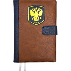 ЕЖЕДНЕВНИК A5 2026 176Л "BLAZON" КОРИЧНЕВЫЙ СИНИЙ ЕЖЕДНЕВНИК A5 2026 176Л "BLAZON" КОРИЧНЕВЫЙ СИНИЙ