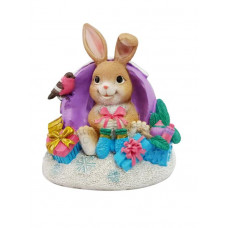 ФИГУРКА "ЗАЙЧИК С ПОДАРКАМИ" 8*8*7,5СМ   