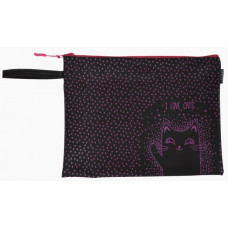 ПАПКА НА МОЛНИИ А4 "I LOVE CATS" 33*24 СМ