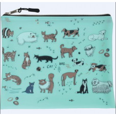 ПАПКА НА МОЛНИИ А5 "CAT&DOGS'' 24*20*1СМ 
