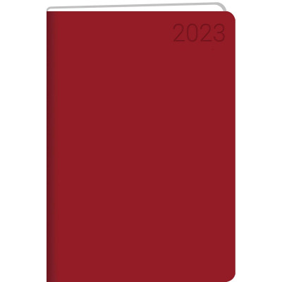 ЕЖЕДНЕВНИК А6 2023 LISTOFF 176Л "PARAGRAPH" ИСКУСТВЕННАЯ КОЖА SOFT TOUCH ТЕРМОТИС КРАСНЫЙ