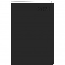 ЕЖЕДНЕВНИК А6 2023 LISTOFF 176Л "PARAGRAPH" ИСКУСТВЕННАЯ КОЖА SOFT TOUCH ТЕРМОТИС ЧЕРНЫЙ