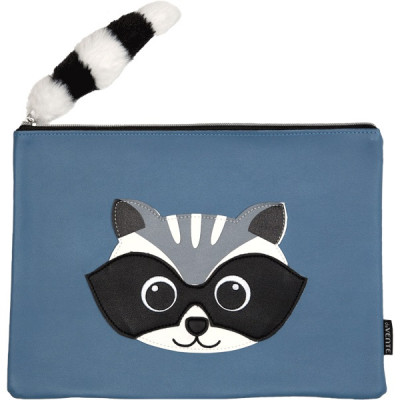 ПАПКА НА МОЛНИИ А4 "RACCOON'' 33*24*1.5 СМ