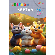 КАРТОН ЦВЕТНОЙ А4 10 ЦВЕТОВ 10 ЛИСТОВ "АППЛИКА" НЕМЕЛОВАННЫЙ ОДНОСТОРОННИЙ КАРТОН ЦВЕТНОЙ А4 10 ЦВЕТОВ 10 ЛИСТОВ "АППЛИКА" НЕМЕЛОВАННЫЙ ОДНОСТОРОННИЙ