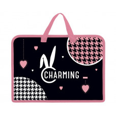 ПАПКА ПОРТФЕЛЬ НА МОЛНИИ С РУЧКАМИ А4 "CHARM" ПЛАСТИК 34*24,5*3,5СМ ПАПКА ПОРТФЕЛЬ НА МОЛНИИ С РУЧКАМИ А4 "CHARM" ПЛАСТИК 34*24,5*3,5СМ