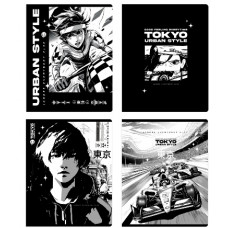 ТЕТРАДЬ 96Л КЛЕТКА "АНИМЕ.TOKYO"