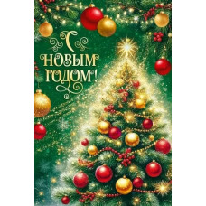 ОТКРЫТКА "С НОВЫМ ГОДОМ!" А5 3.0001468