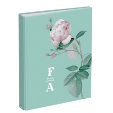 ТЕТРАДЬ НА КОЛЬЦАХ 120Л КЛЕТКА А5 "FLOWER ART" 