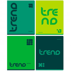 ТЕТРАДЬ 48Л КЛЕТКА "MONOCOLOR.GREEN TREND"