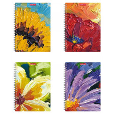ТЕТРАДЬ 80Л КЛЕТКА "FLOWERS" 