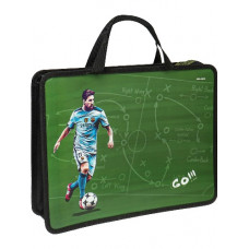 ПАПКА ПОРТФЕЛЬ НА МОЛНИИ С РУЧКАМИ А4 "STAR FOOTBALL" ПЛАСТИК 33,4*26СМ ПАПКА ПОРТФЕЛЬ НА МОЛНИИ С РУЧКАМИ А4 "STAR FOOTBALL" ПЛАСТИК 33,4*26СМ