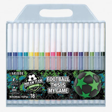 ФЛОМАСТЕРЫ "FOOTBALL" 18 ЦВЕТОВ