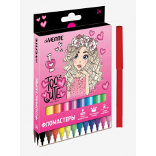 ФЛОМАСТЕРЫ "TOO CUTE GIRL" 24ЦВ