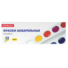 КРАСКИ АКВАРЕЛЬНЫЕ 12 ЦВ BASIC МЕДОВЫЕ