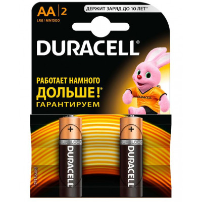 ЭЛЕМЕНТ ПИТАНИЯ DURACELL BASIC AA 2ШТ 1.5V LR6