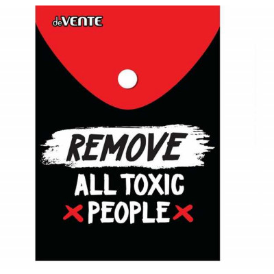 ПАПКА НА КНОПКЕ ЦВ А6- "REMOVE ALL TOXIC"