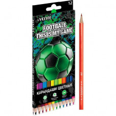 КАРАНДАШИ ЦВЕТНЫЕ "FOOTBALL" 2М 12 ЦВ КАРАНДАШИ ЦВЕТНЫЕ "FOOTBALL" 2М 12 ЦВ