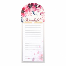 БУМАЖНЫЙ БЛОК НА МАГНИТЕ 105*270 40Л КОКОС FLOWERS