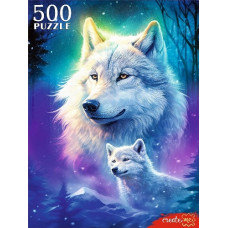 ПАЗЛЫ 500ЭЛ "СНЕЖНЫЕ ВОЛКИ" ПАЗЛЫ 500ЭЛ "СНЕЖНЫЕ ВОЛКИ"