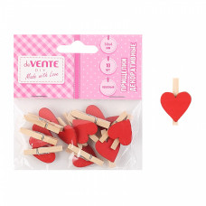 ПРИЩЕПКИ ДЕКОРАТИВНЫЕ "HEARTS" 10 ШТ 30*4 ММ КРАСНЫЕ ПРИЩЕПКИ ДЕКОРАТИВНЫЕ "HEARTS" 10 ШТ 30*4 ММ КРАСНЫЕ