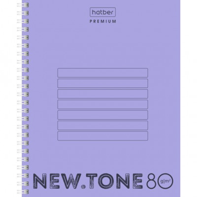 ТЕТРАДЬ 80Л КЛЕТКА "NEWtone PASTEL ЛАВАНДА"
