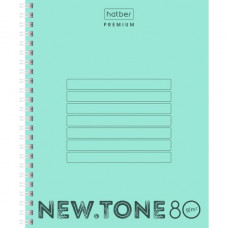 ТЕТРАДЬ 80Л КЛЕТКА "NEWtone PASTEL МЯТА" 
