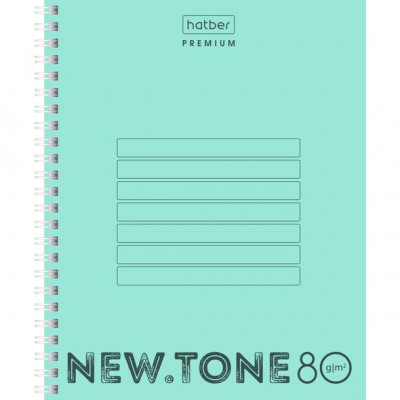 ТЕТРАДЬ 80Л КЛЕТКА "NEWtone PASTEL МЯТА"