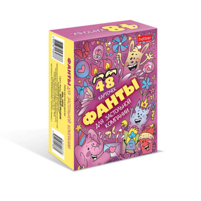 ИГРА НАСТОЛЬНАЯ ФАНТЫ ДЛЯ ЗАСТОЛЬНОЙ КОМПАНИИ 48КАРТ