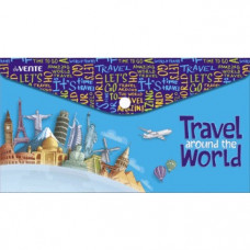 ПАПКА НА КНОПКЕ С6 150МКМ "TRAVEL AROUND THE WORLD"