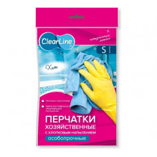 ПЕРЧАТКИ ХОЗЯЙСТВЕННЫЕ CLEAR LINE ОСОБОПРОЧНЫЕ S